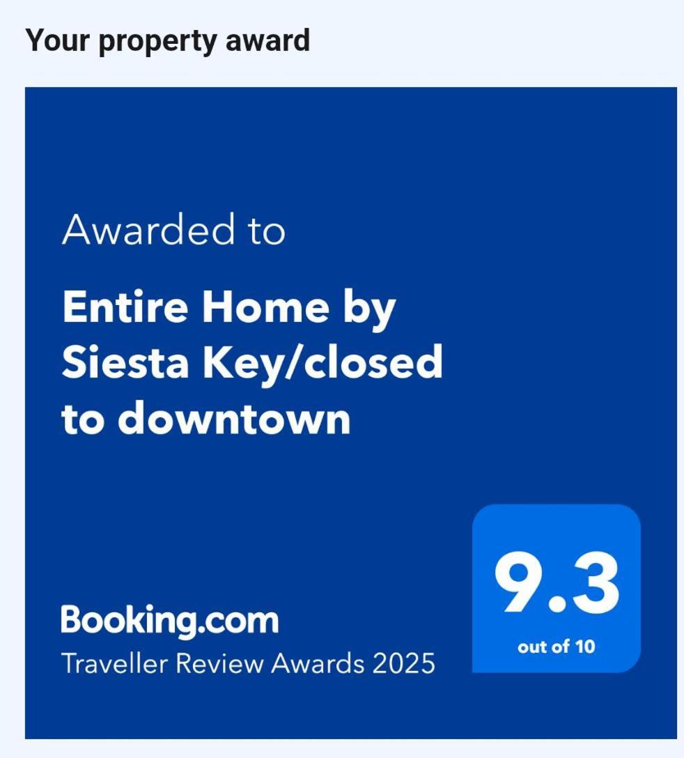 Entire Home By Siesta Key/Closed To Downtown Sarasota Exterior foto